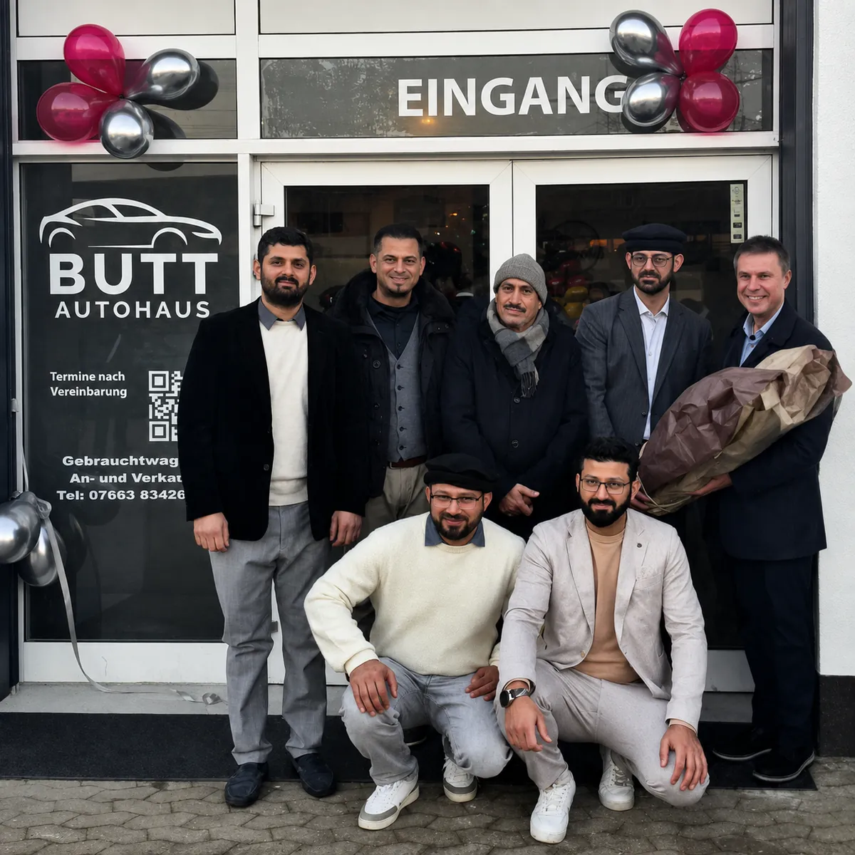 Das Team der BUTT AUTOWELT vor Ort in Eichstetten